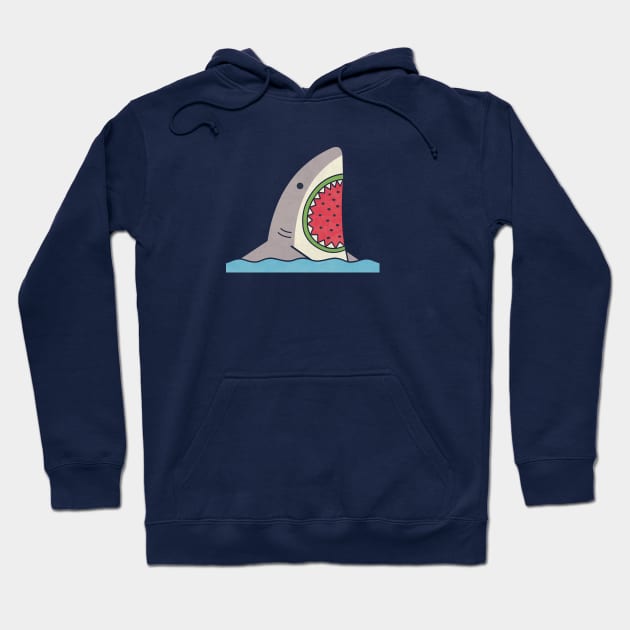 Summer Shark Hoodie by HandsOffMyDinosaur